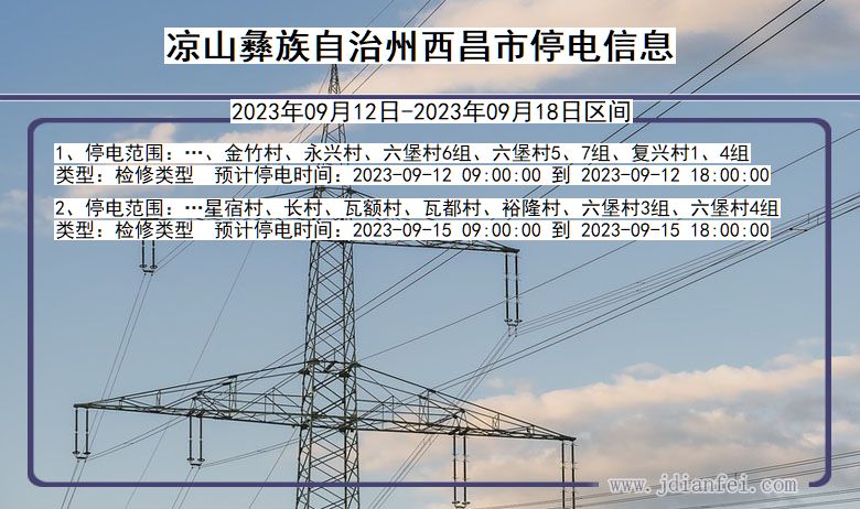 西昌停電公告最新信息及其深度影響分析